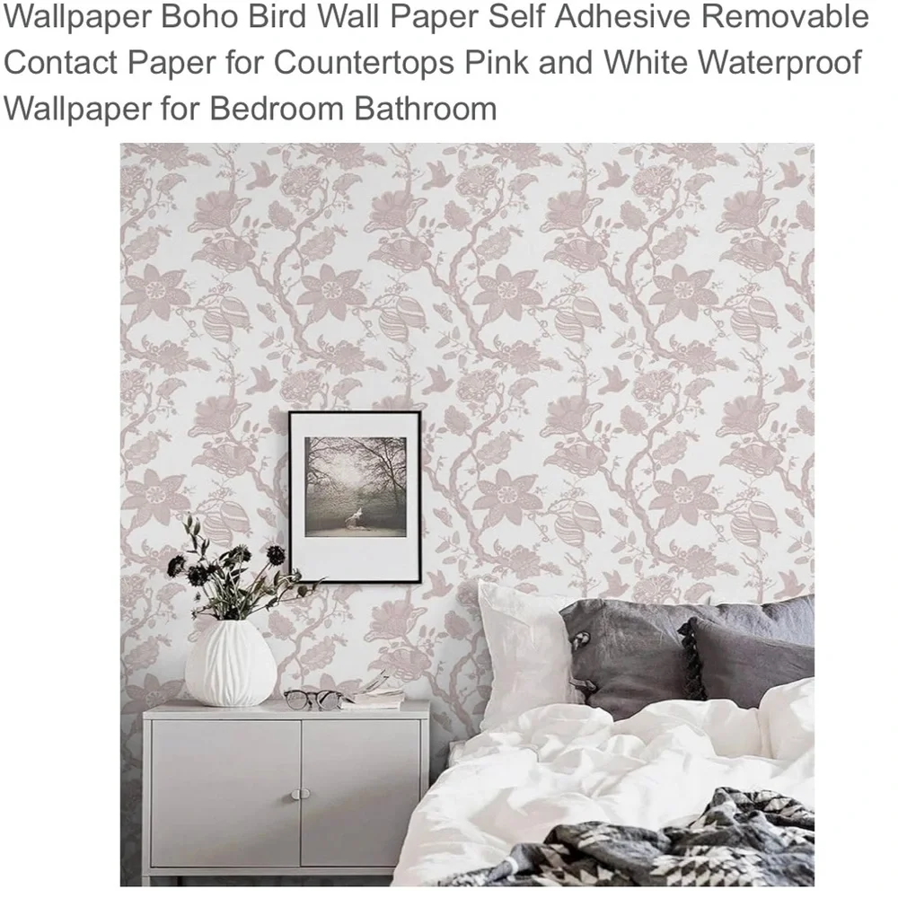 Renter friendly wallpaper,Black & Gold
